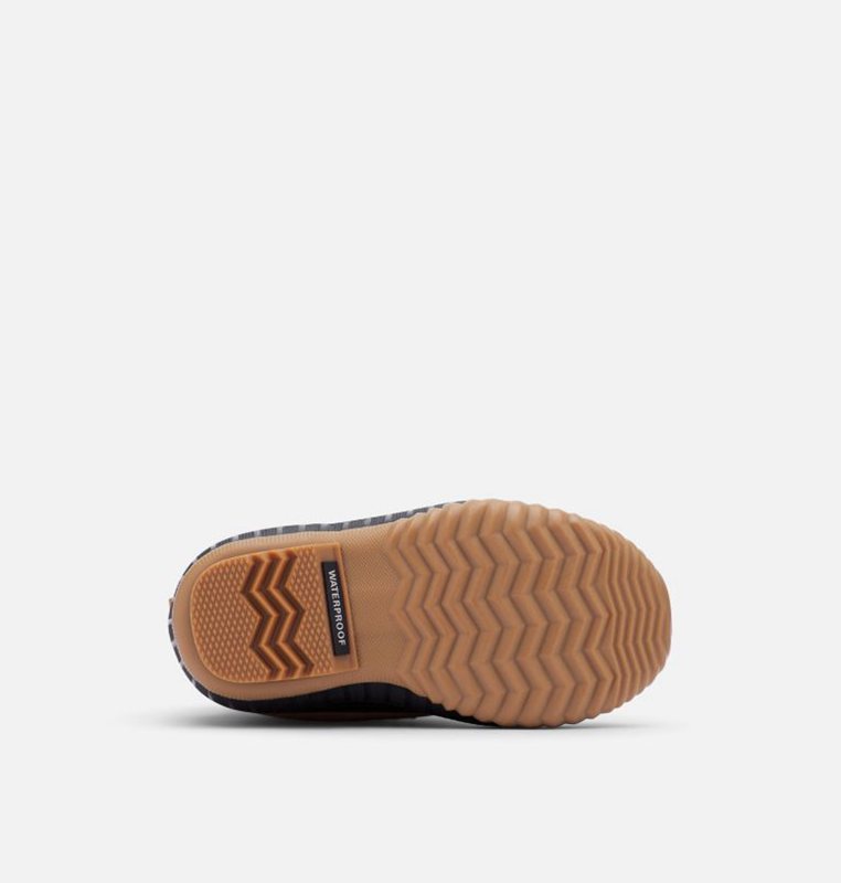 Sorel Barn Gummistövlar Brun/Svarta - Childrens Cheyanne™ Ii Strap Duck - VKF-526478